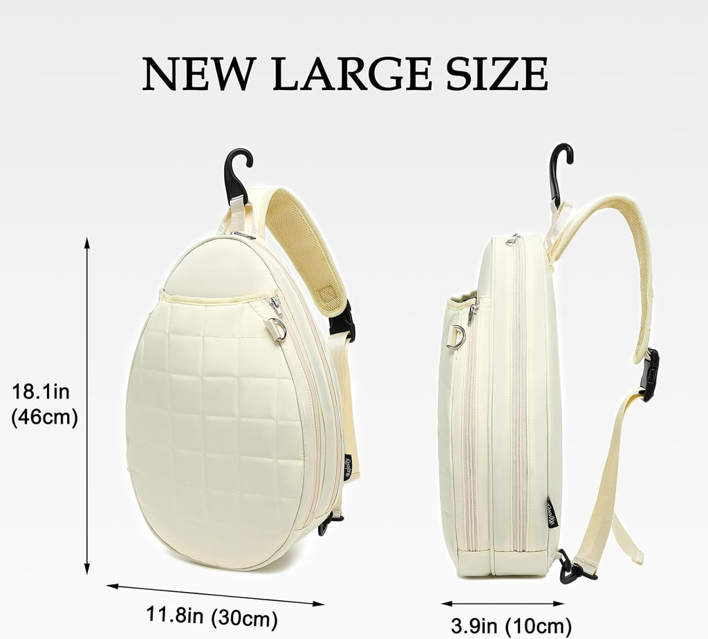 Rejolly Bolsa Bandolera de Raqueta de Tenis para Mujeres y Hombres...
