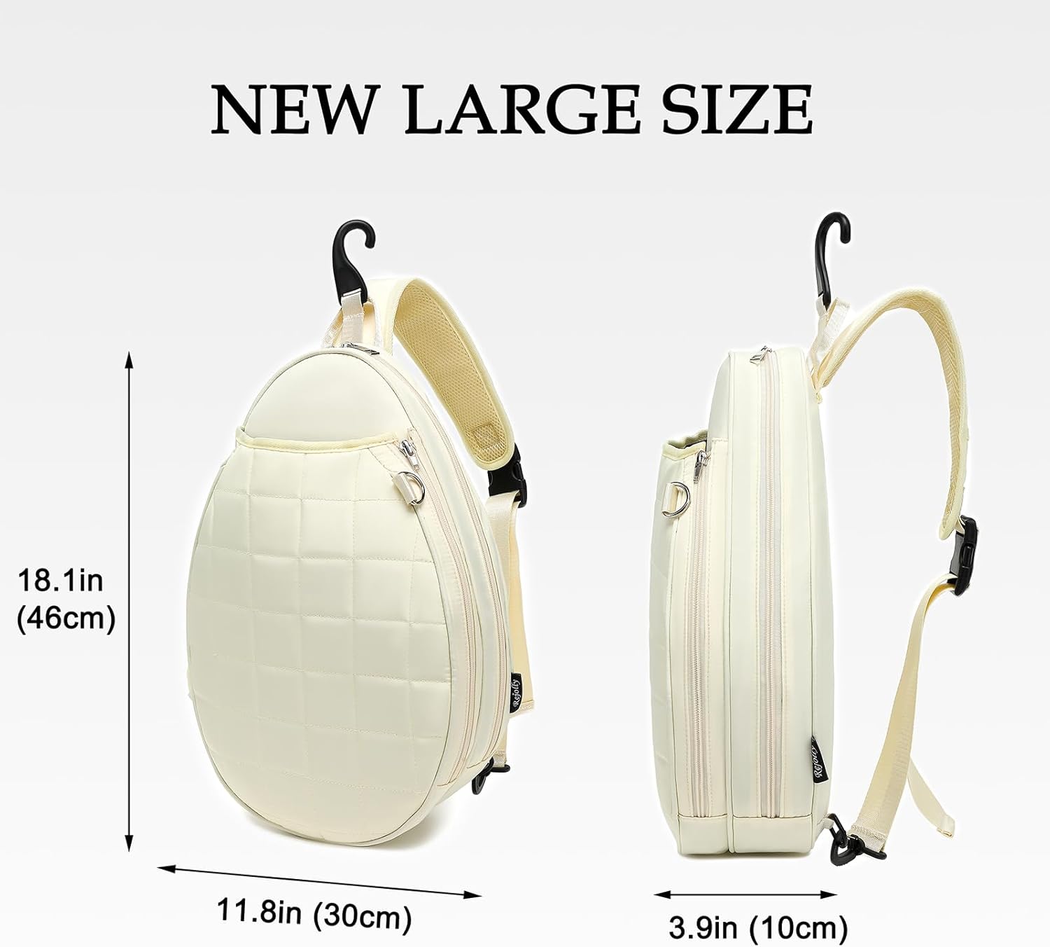 Rejolly Bolsa Bandolera de Raqueta de Tenis para Mujeres y Hombres...