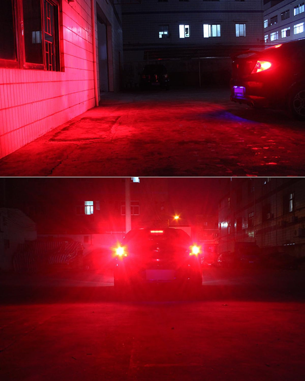 PHINLION 1157 Bombillas LED Rojas, Super Brillantes P28\/8W 2057 23...