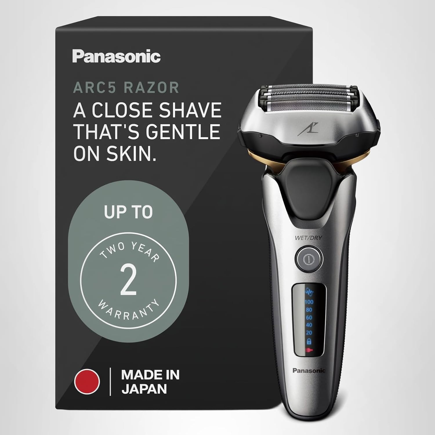 Afeitadora eléctrica Panasonic ARC5 para hombres con recortadora em...