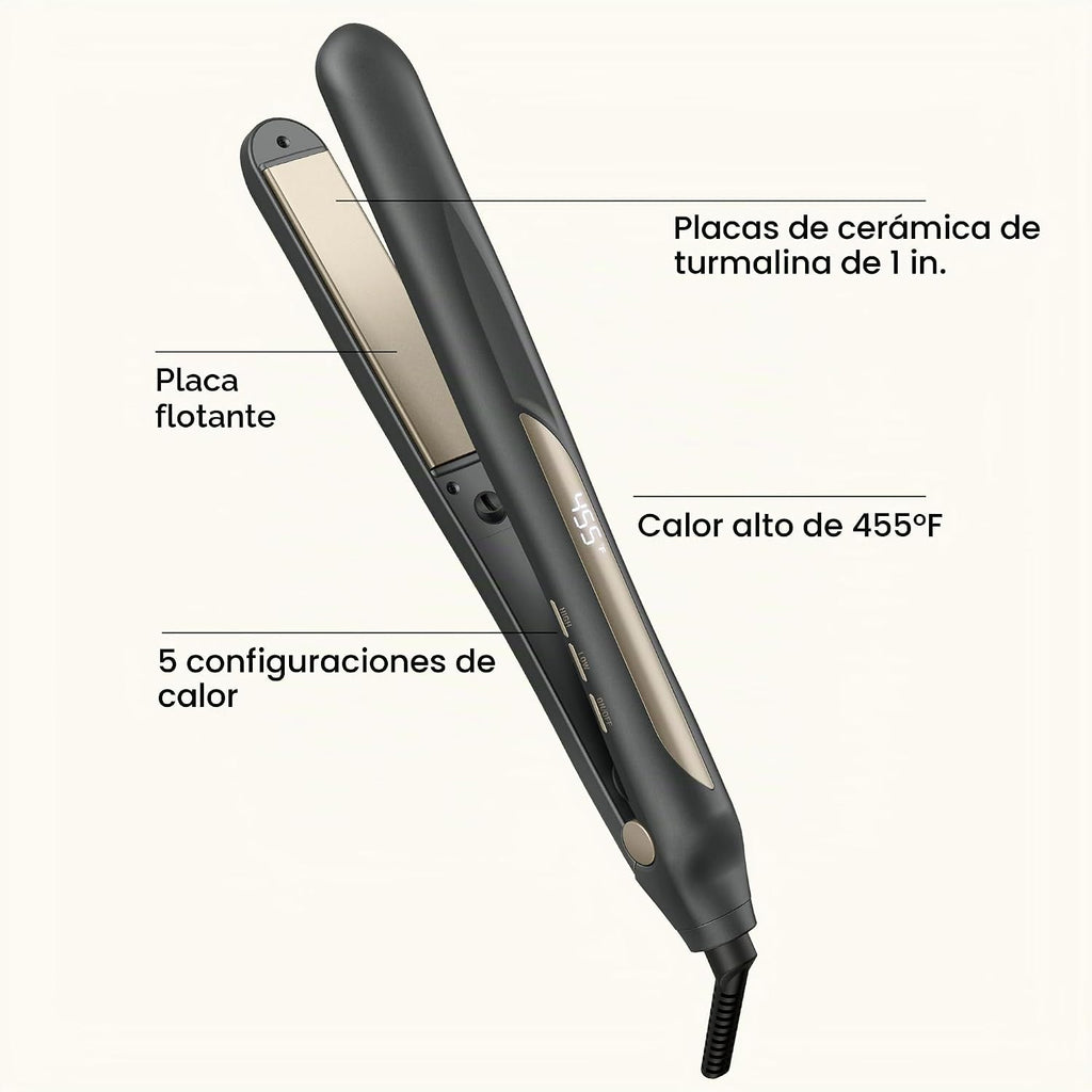 Infiniti PRO CONAIR - Plancha digital de turmalina de cerámica de 1...