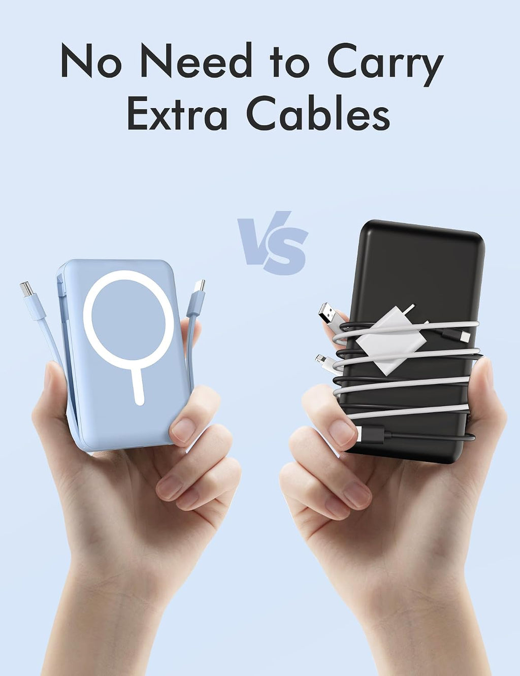 podoru Paquete de batería Magsafe, banco de energía magnético de 10...