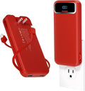Banco de energía de 12.000 mAh, cargador portátil ultraligero con c...