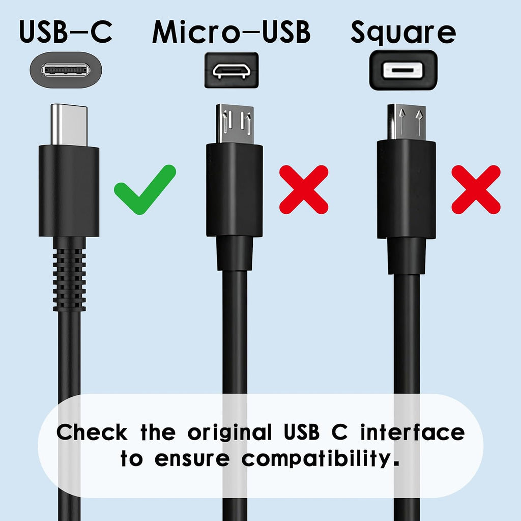 INEXEWOC Cargador USB C de 65 W para laptop compatible con MacBook...