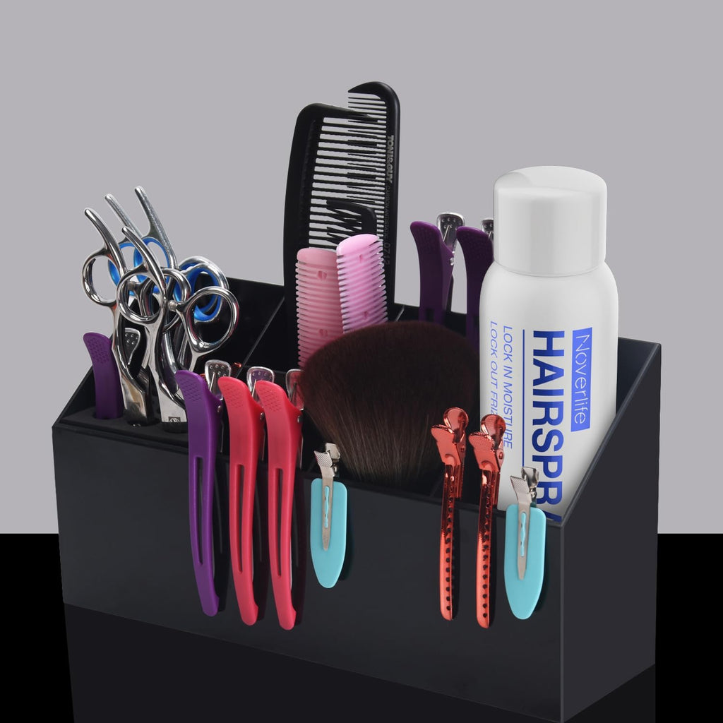 Noverlife Caja de Almacenamiento Grande para Tijeras de Cabello, So...