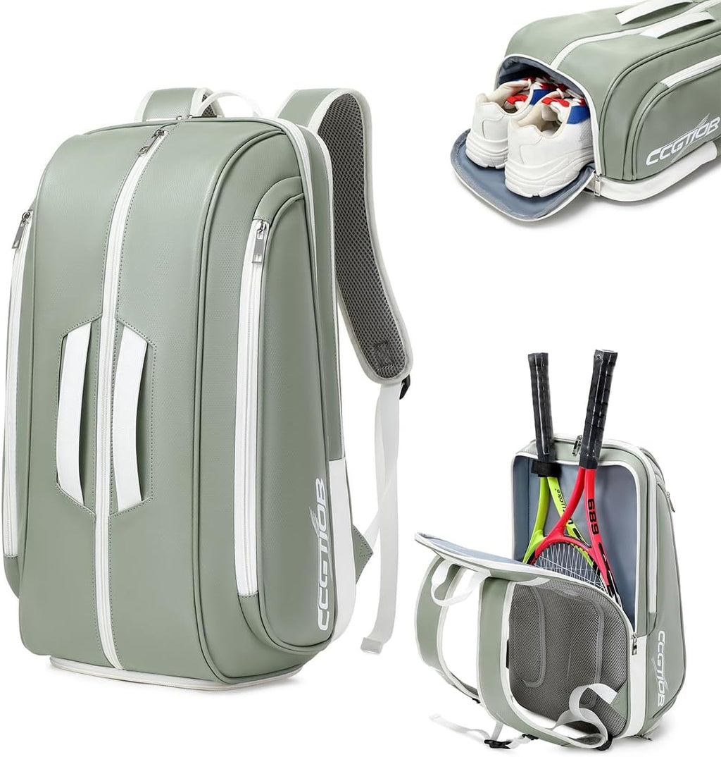 CCGTIOR Bolsa para Raqueta De Tenis Mochila Pickleball Padel con Co...
