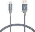 Amazon Basics - Cable Lightning de nailon trenzado doble a USB, col...
