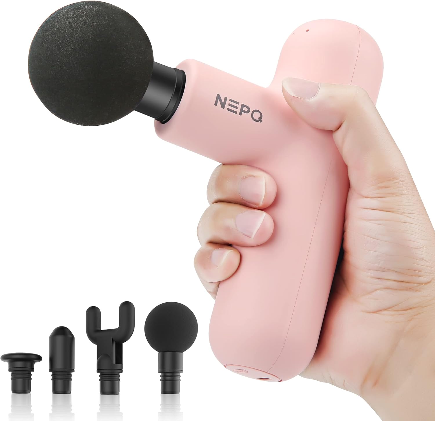 NEPQ Pistola de masaje mini, SK6 Pistola de percusión fascial portá...