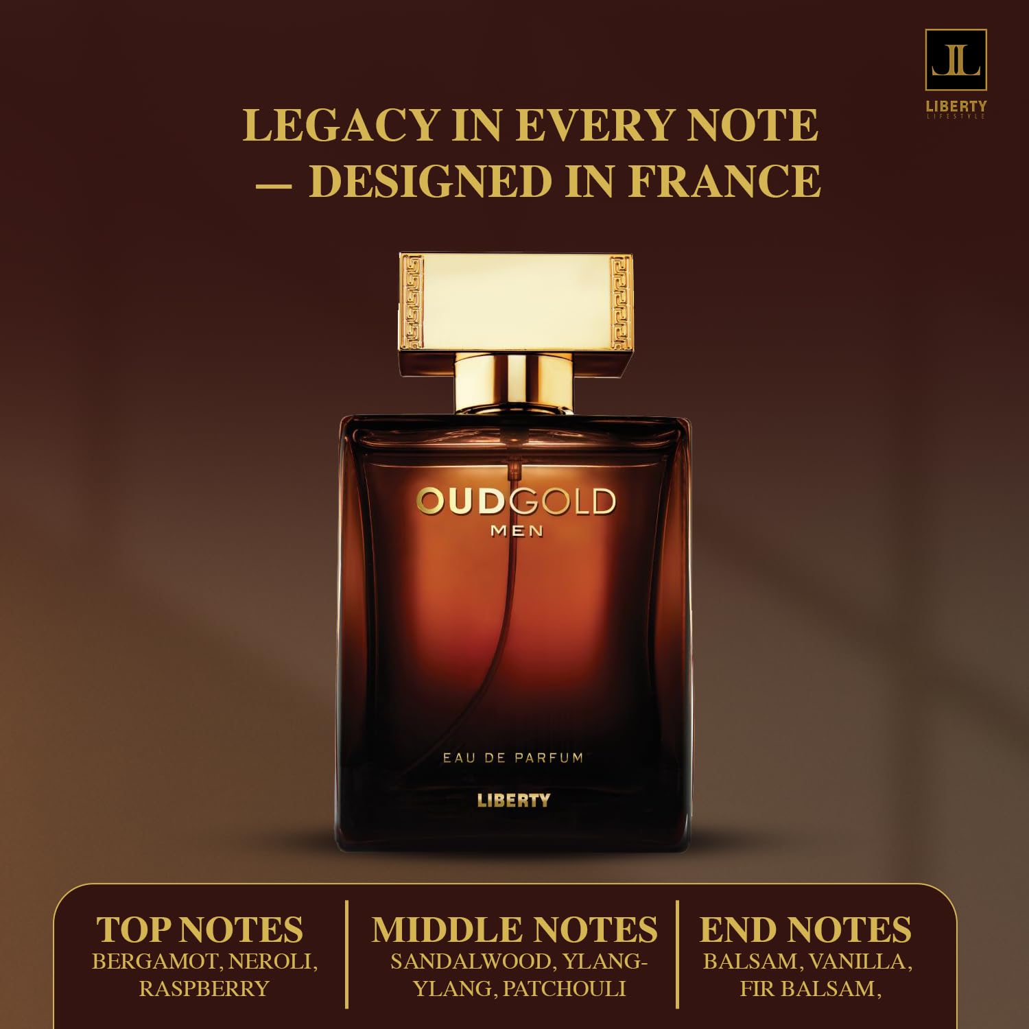 Perfume Liberty Oud Árabe para Hombre, Lujo de Larga Duración con N...