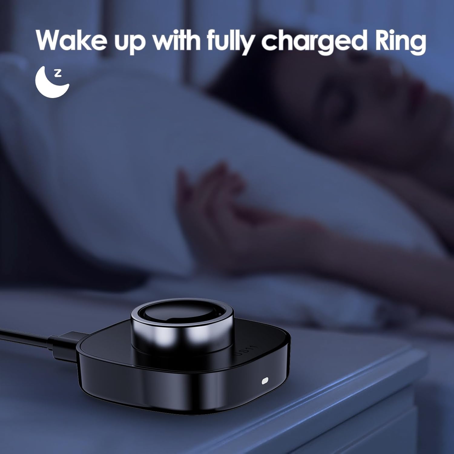 WONJOY Compatible con cargador Oura Ring Gen3 - Tamaño 8 - Base de...