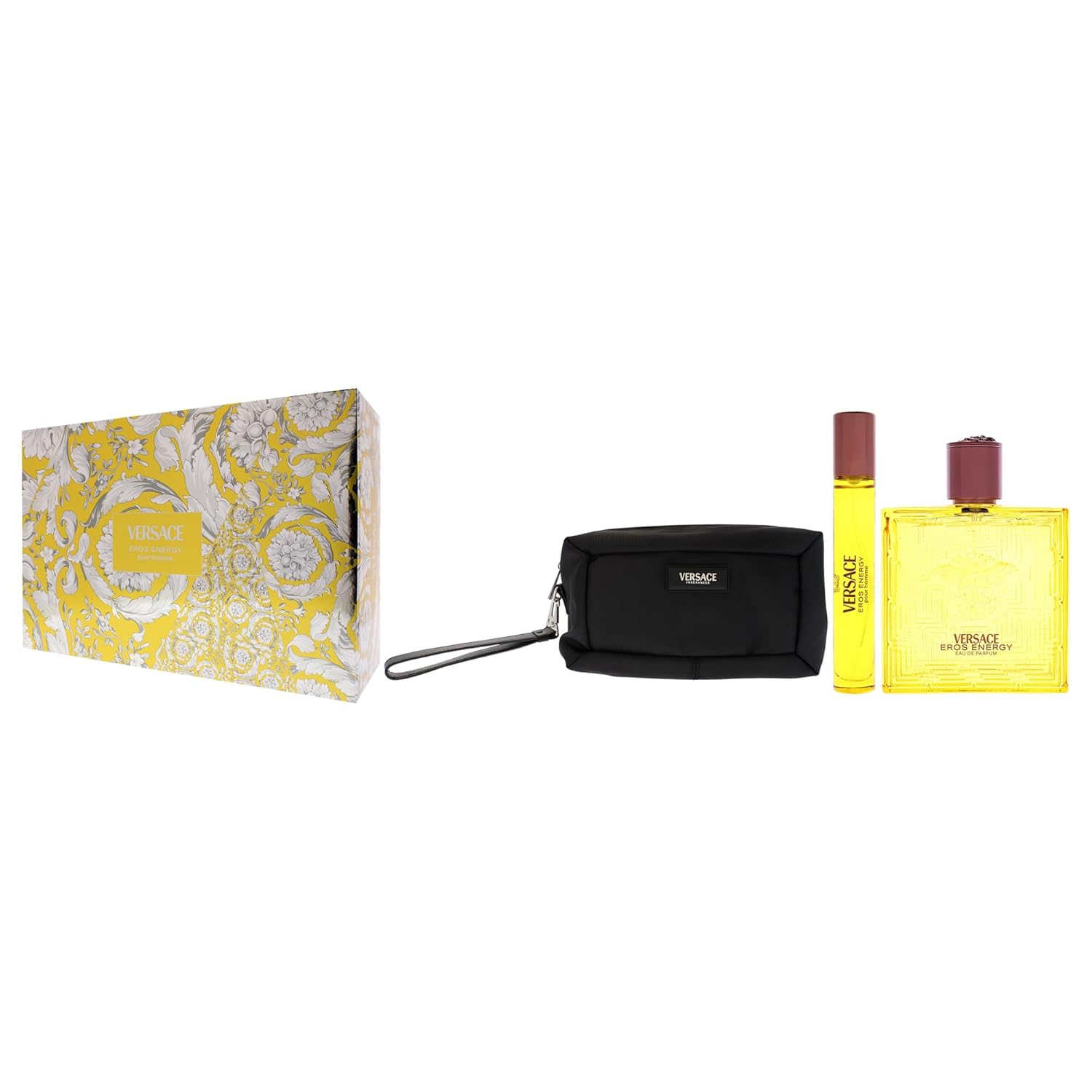 Versace Eros Energy by Versace - Juego de regalo de 3 piezas de 3.4...