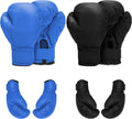 Micnaron 2 pares de guantes de boxeo para hombres y mujeres, guante...