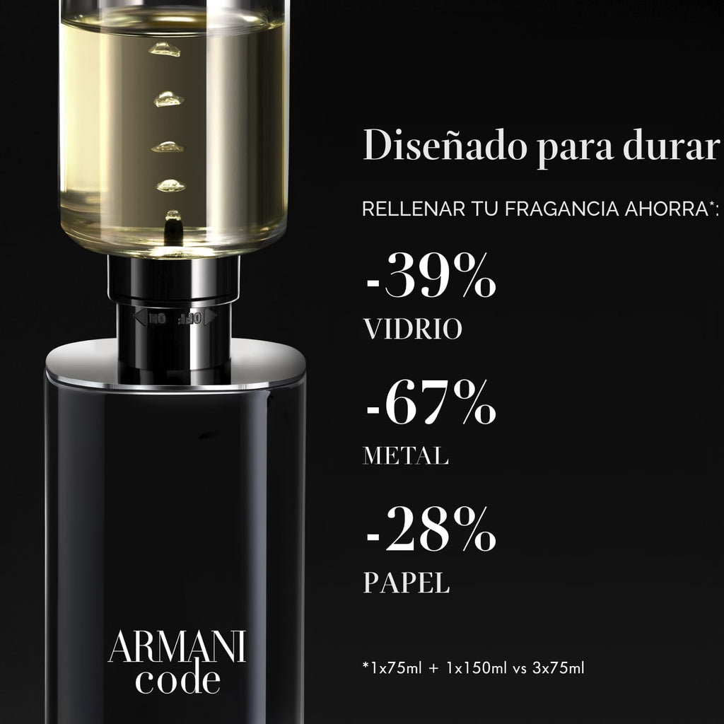 Armani Beauty - Code - Eau de Parfum - Colonia para hombre - Fragan...