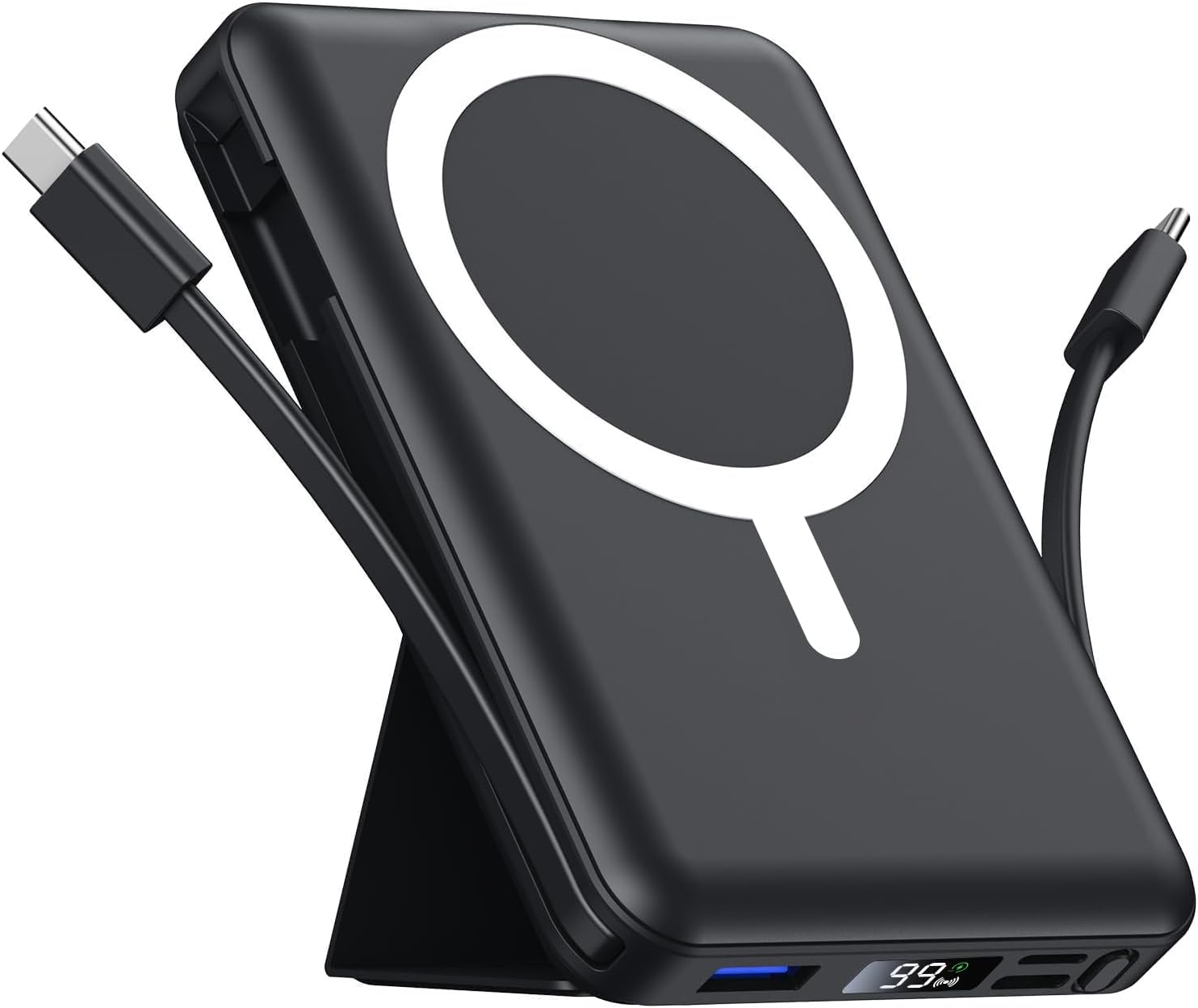 Azmuth Cargador portátil MagSafe, banco de energía magnético de 100...
