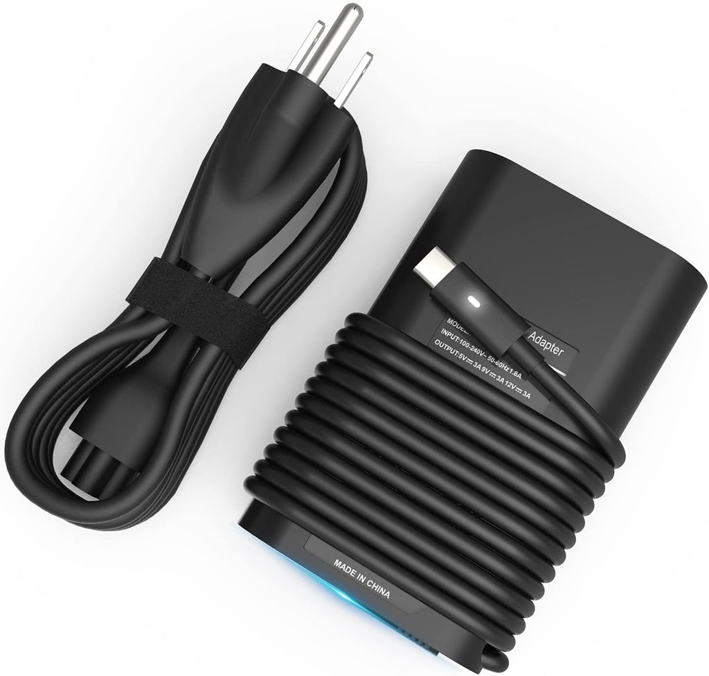 HBONY Cargador USB tipo C de 65 W compatible con laptop Dell Latitu...