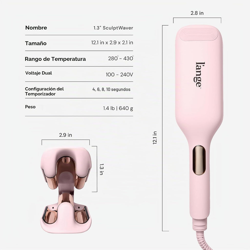 L'ANGE Hair SculptWaver Titanium Deep Wave | Engarzadora de pel...