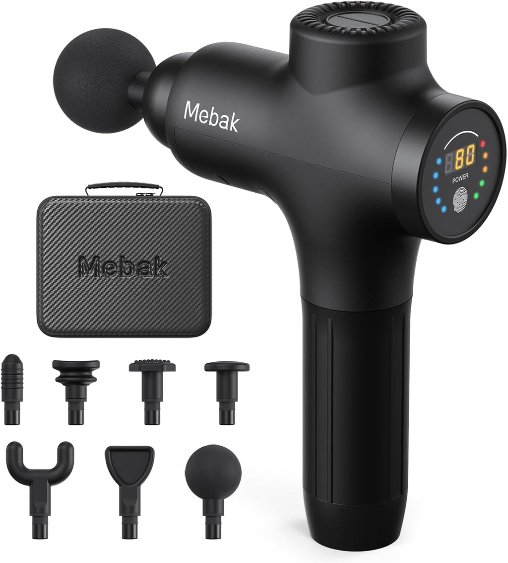 Mebak 3 Pistola de Masaje, Pistola de Masaje de Tejido Profundo par...