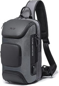 BANGE Bolso bandolera, bolso de hombro impermeable para hombres, bo...
