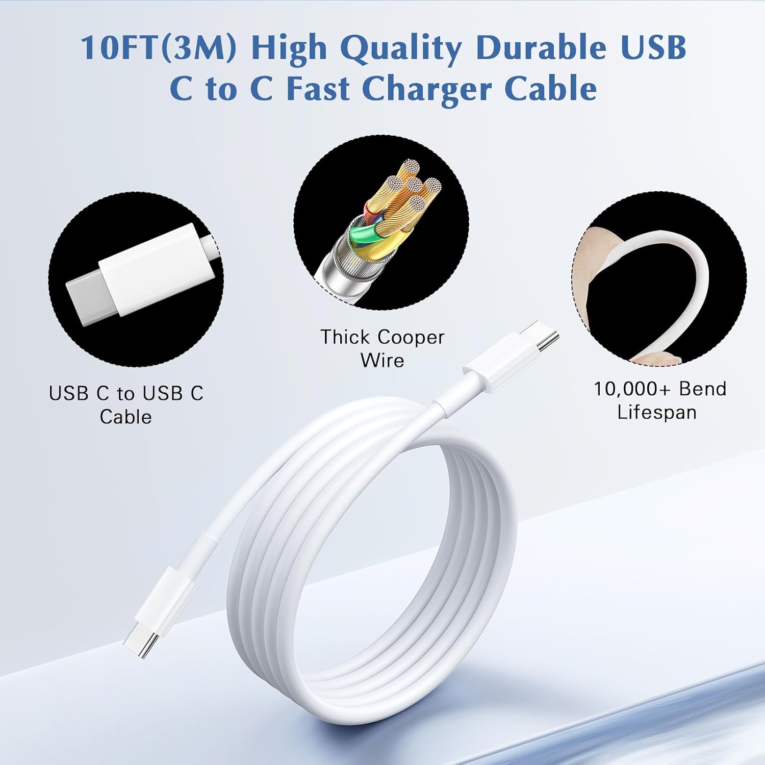 Fast USB C Charger for Samsung,45W Samsung Charger Fast Charging Bl...