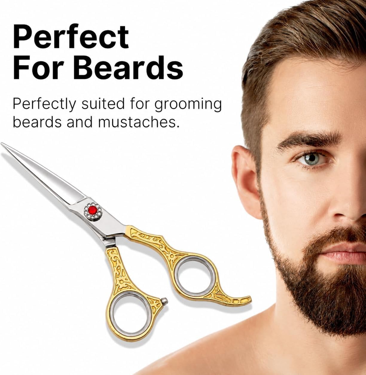 Tijeras profesionales para cortar el cabello H&S Ruby Series | Acer...