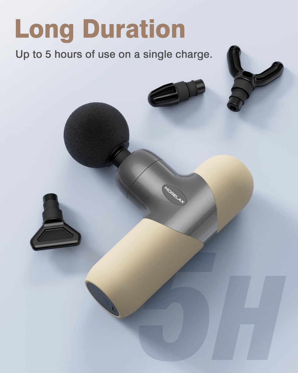 Morelax Mini Massage Gun Deep Tissue, Portable Percussion Muscle Ma...