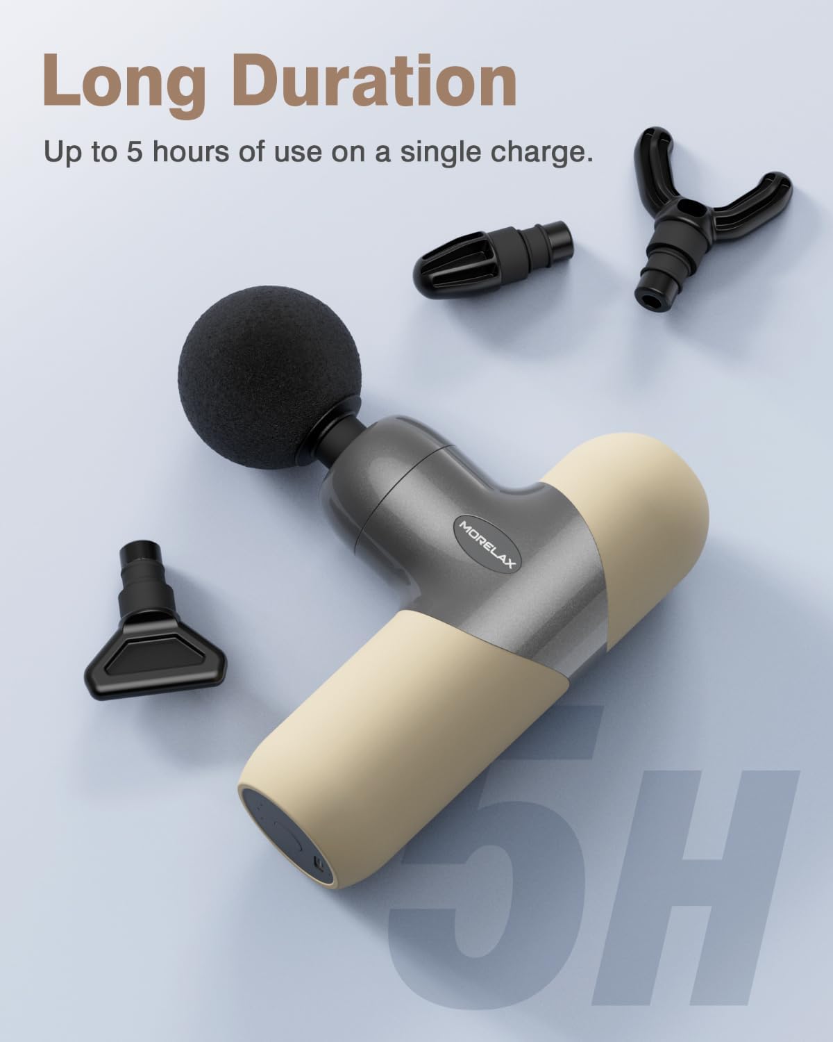 Morelax Mini Massage Gun Deep Tissue, Portable Percussion Muscle Ma...