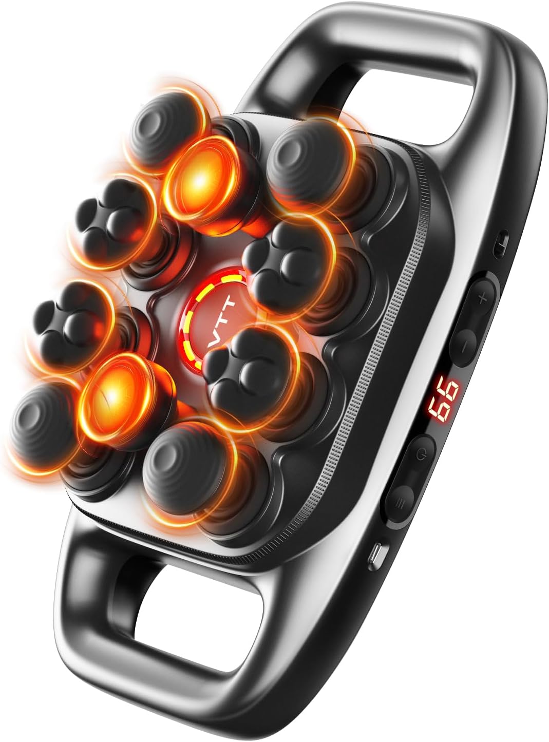 VTT 10 Head Massage Gun with Heat, Large Surface Percussion Massage...