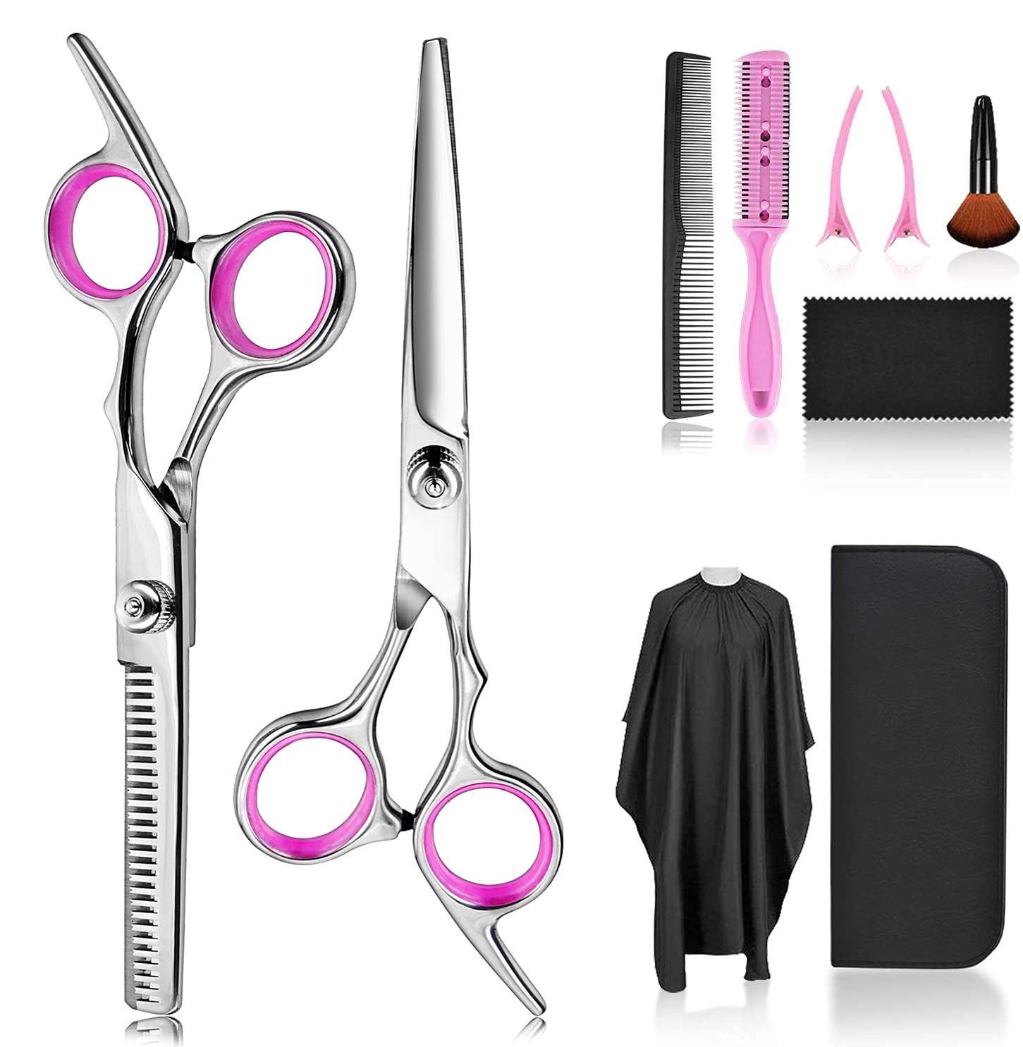 Tijeras Fcysy para cortar cabello, tijeras para degrafilar, tijeras...