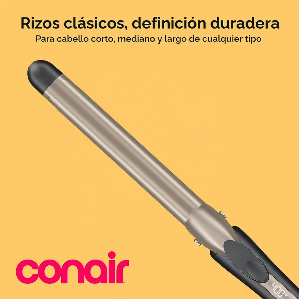 INFINITI PRO CONAIR Rizador de cerámica de turmalina de 1 pulgada,...