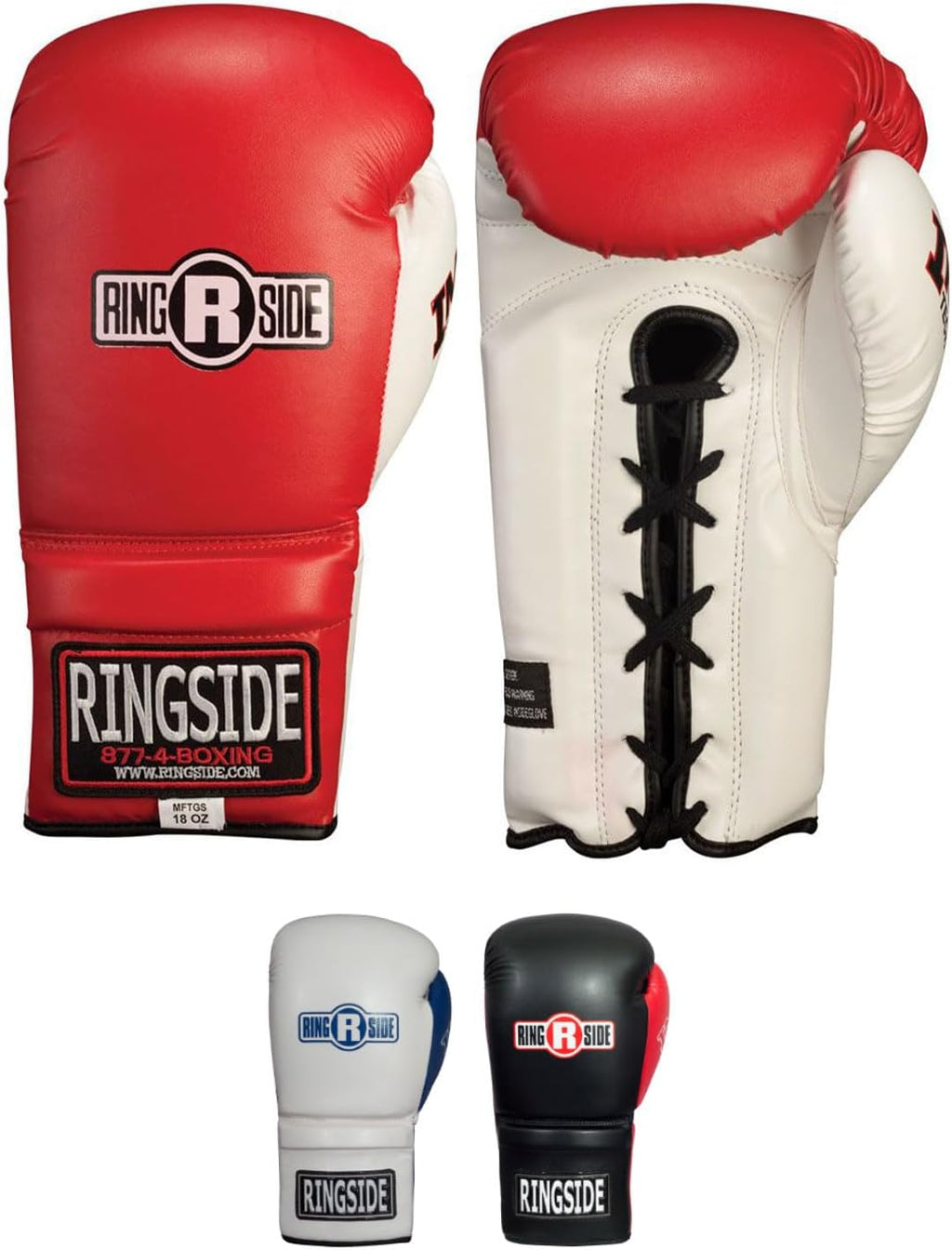Ringside Lace IMF Tech Guantes de entrenamiento y sparring para boxeo