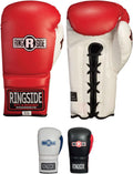 Ringside Lace IMF Tech Guantes de entrenamiento y sparring para boxeo