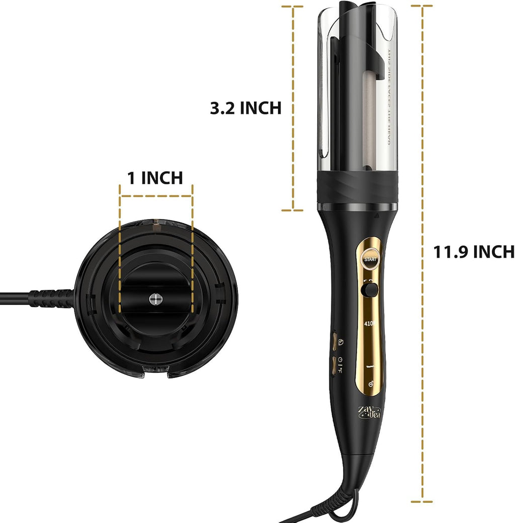 Zavarea Plancha rizadora giratoria automática para cabello largo, v...