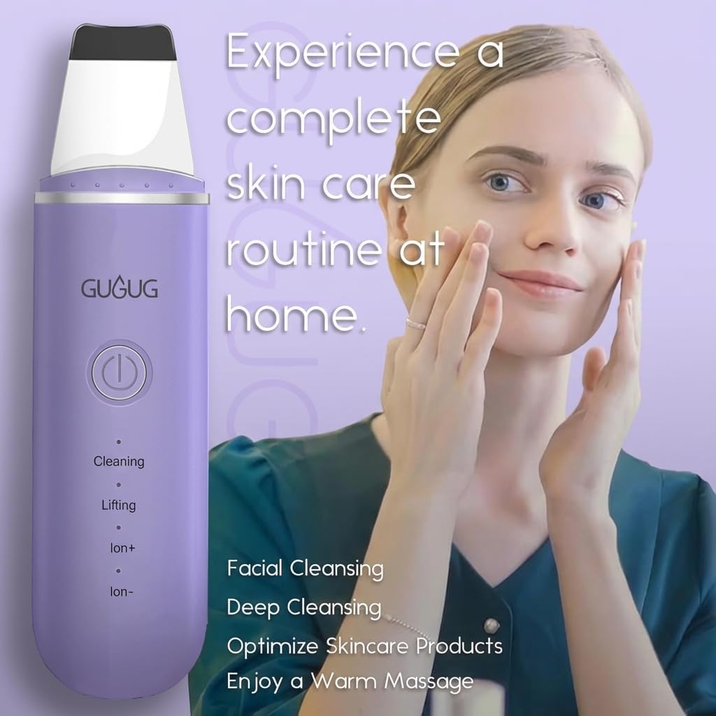 GUGUG - Espátula facial para la piel, espátula de exfoliación con 4...