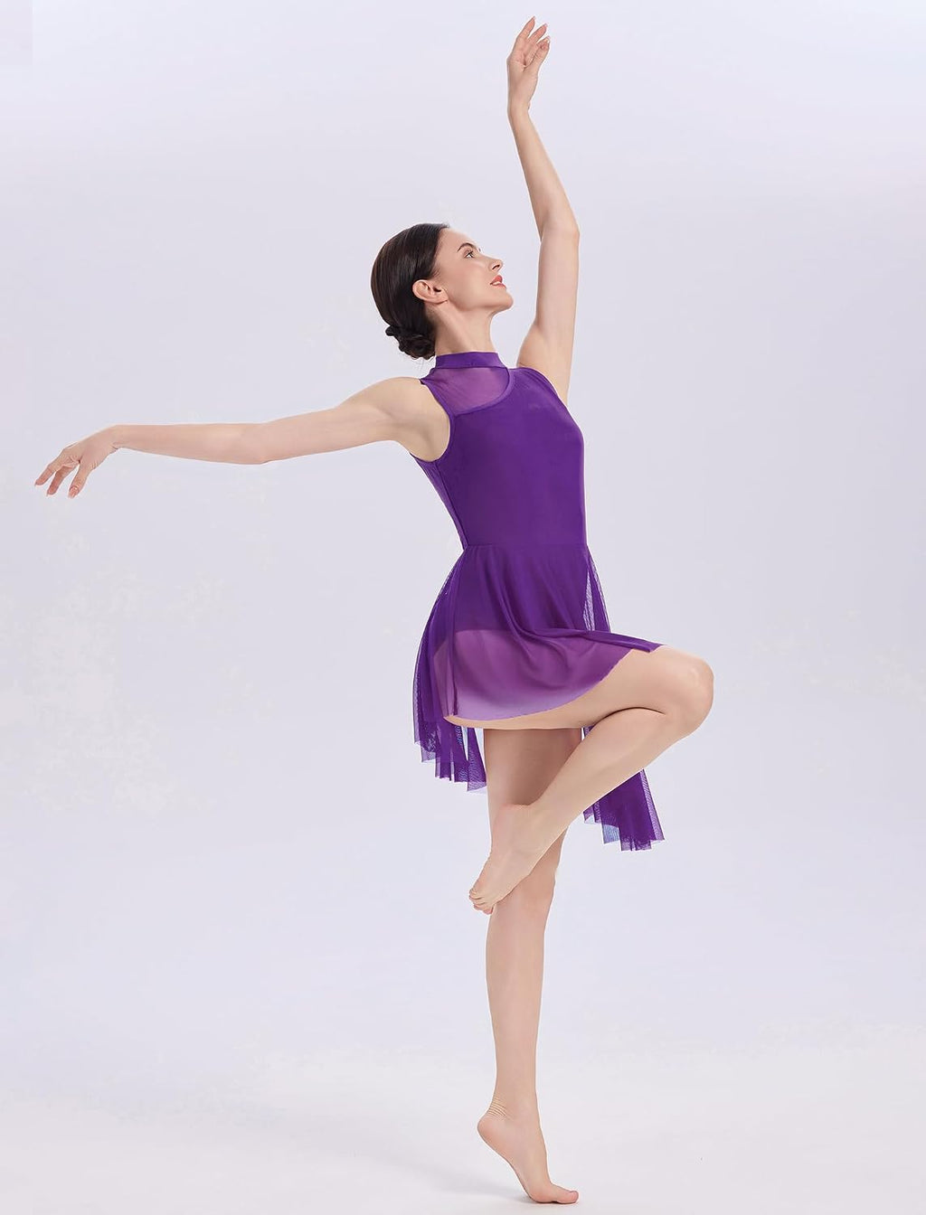 AFAVOM Vestido de baile lírico para mujer, disfraces de baile conte...