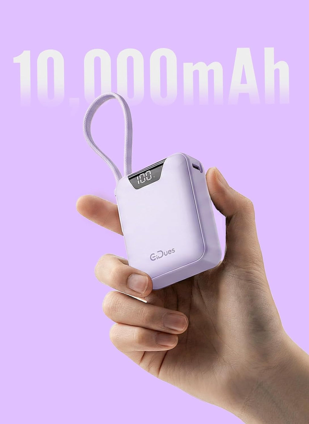 Gidues Mini Cargador Portátil, Banco de Energía Ultra-Compacto de 1...