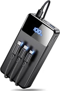 LILIO Cargador portátil Power Bank, batería de 60.000 mAh, batería...