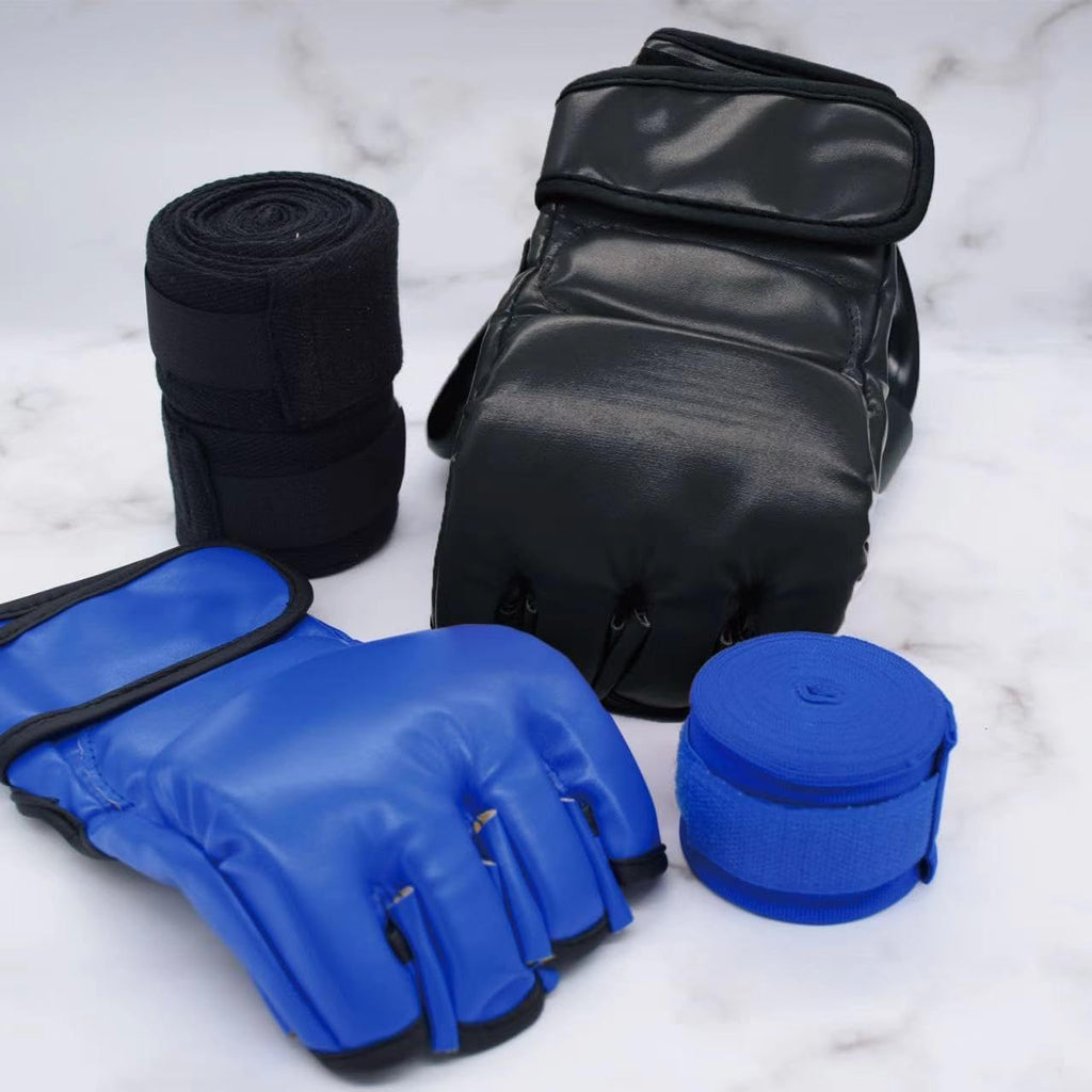 2 pares de guantes de boxeo y kickboxing para hombres y mujeres, pr...