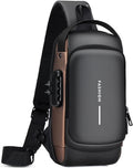 Rcrirth Bolsa de bandolera para hombres | Bolsa antirrobo para el p...