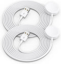 2 paquetes de 2 m\/6.6 pies para cargador de Apple Watch USB magnét...