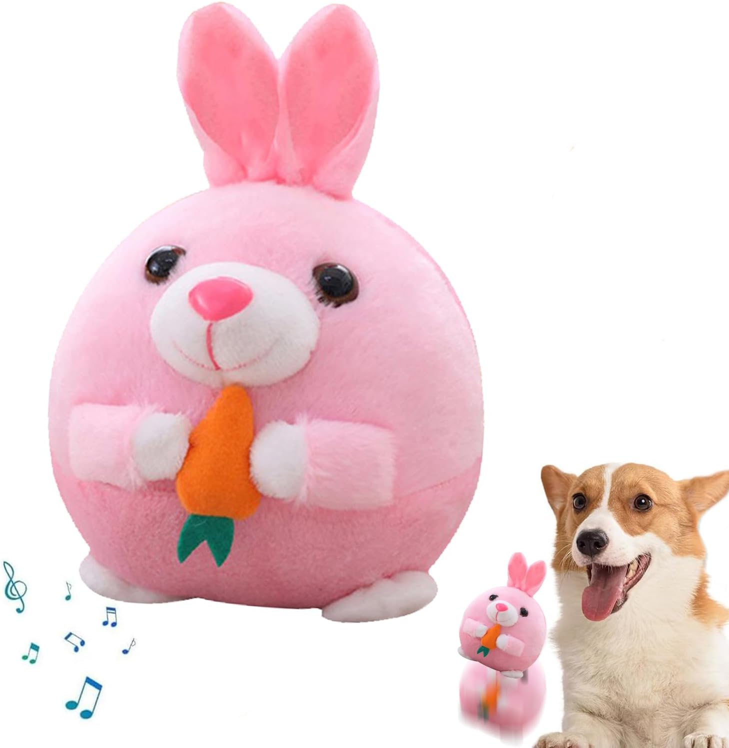 Juguete de peluche activo para mascotas, juguetes interactivos para...