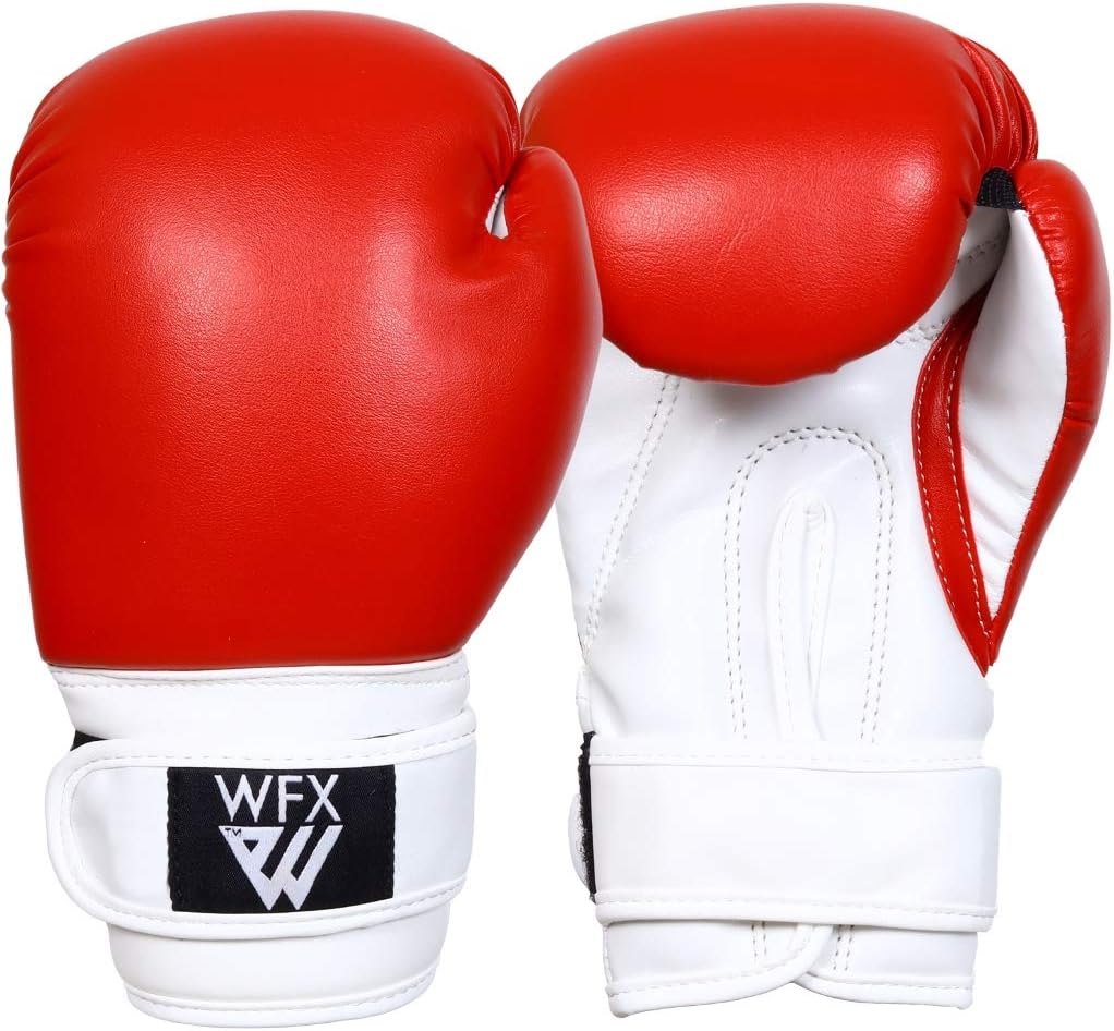 Guantes de boxeo WFX para niños, para artes marciales, guantes de s...