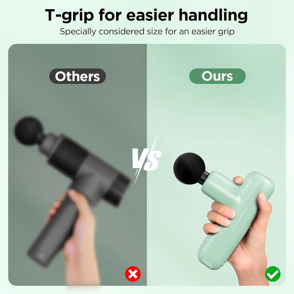 PENJOY Pistola Mini de Masaje, Potente Masajeador de Músculo de Man...