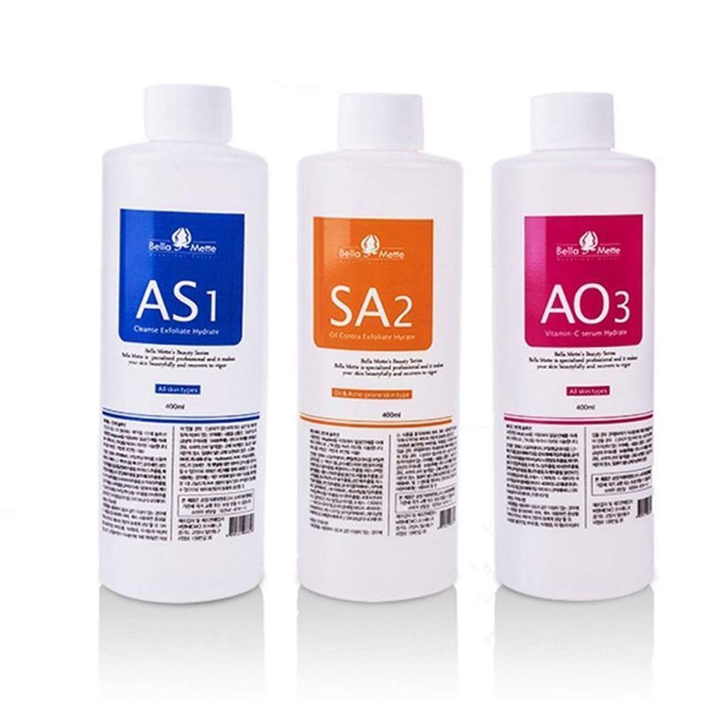 AS1 SA2 AO3 Aqua Peeling Solution Premium Salon Professional Dermoa...