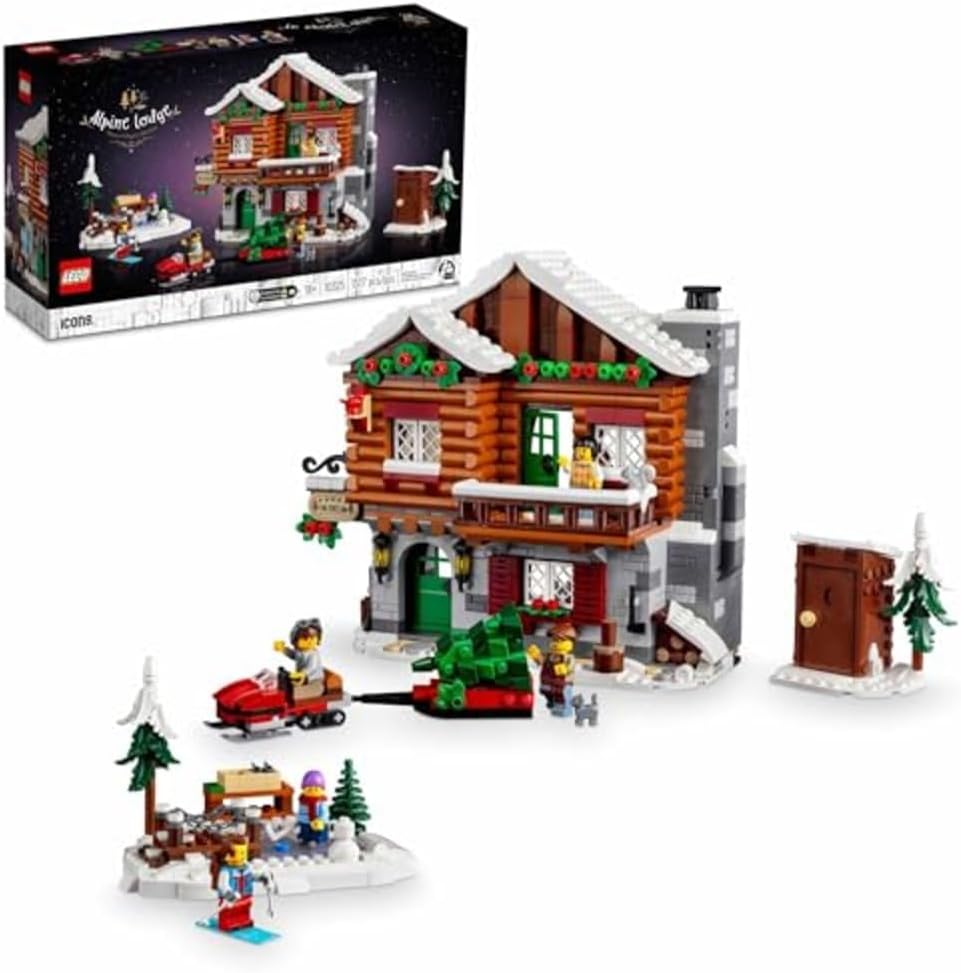 LEGO Icons Alpine Lodge - Juego de construcción de modelos, kits co...