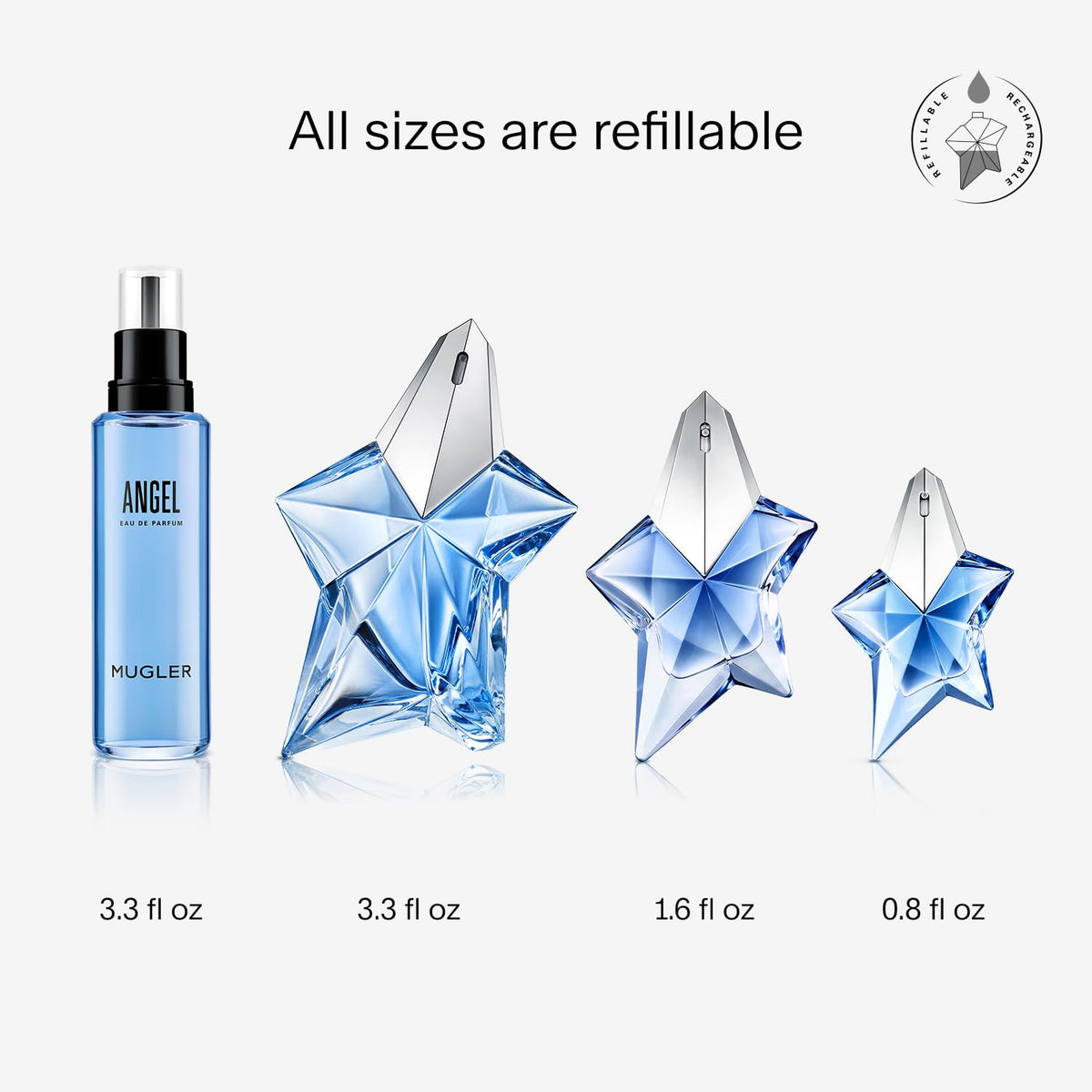 Mugler - Angel - Eau de Parfum - Paquete de recambio de perfume par...