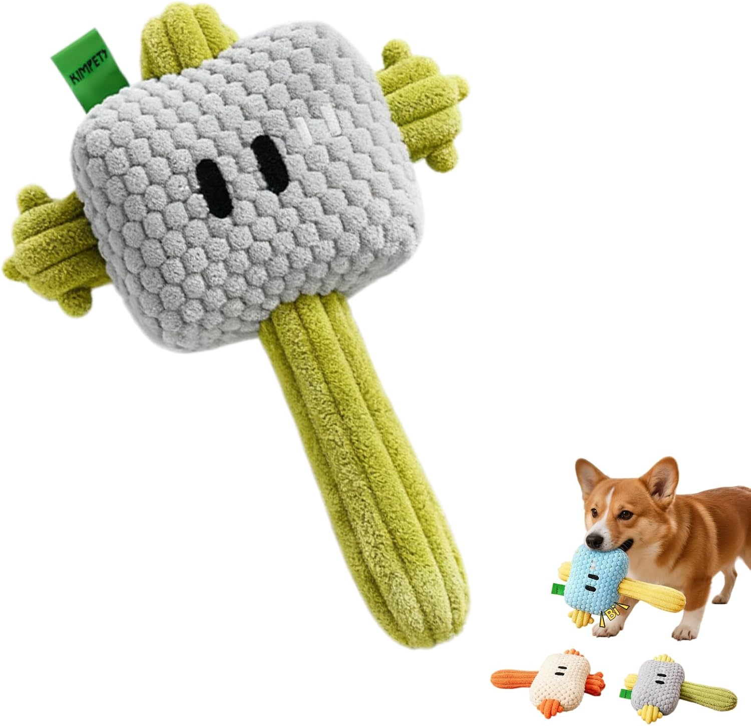 Jatmira Juguete de martillo de peluche con chirriador, juguetes mas...