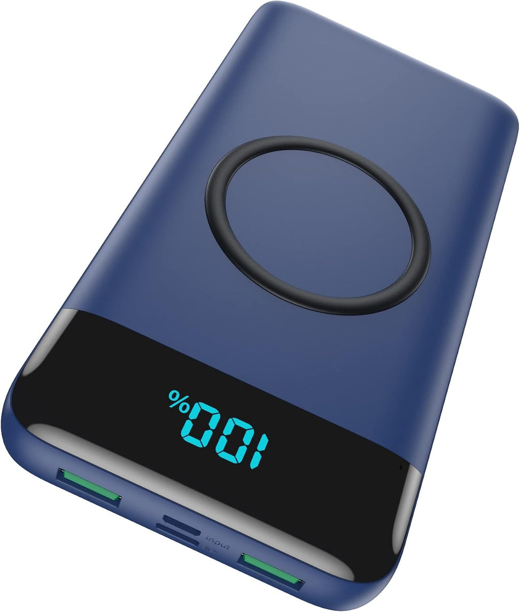 Cargador portátil inalámbrico de 30,800 mAh, cargador de batería US...