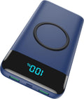 Cargador portátil inalámbrico de 30,800 mAh, cargador de batería US...