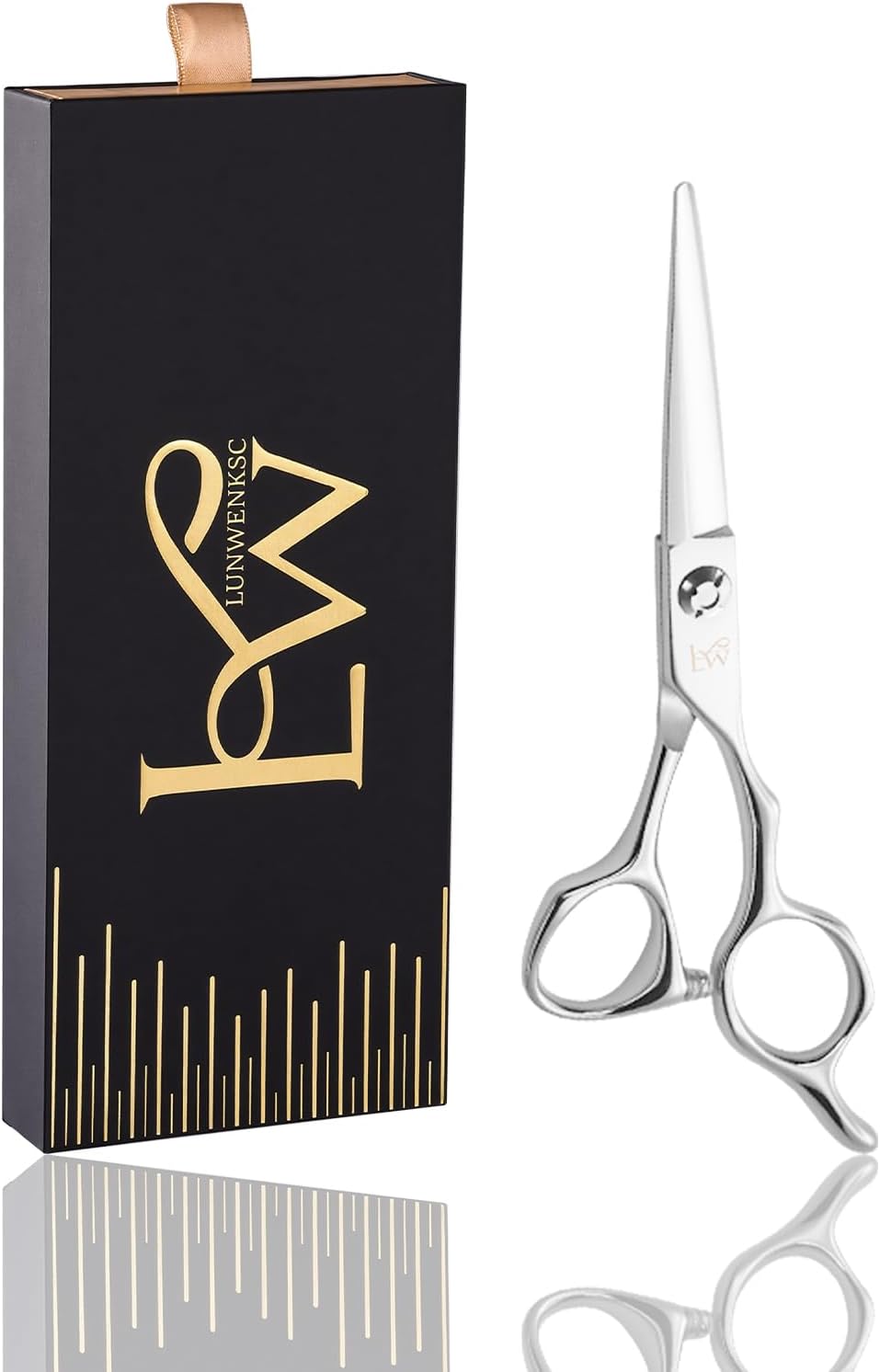LUNWENKSC Tijeras profesionales de corte de pelo de 5.5 pulgadas, t...