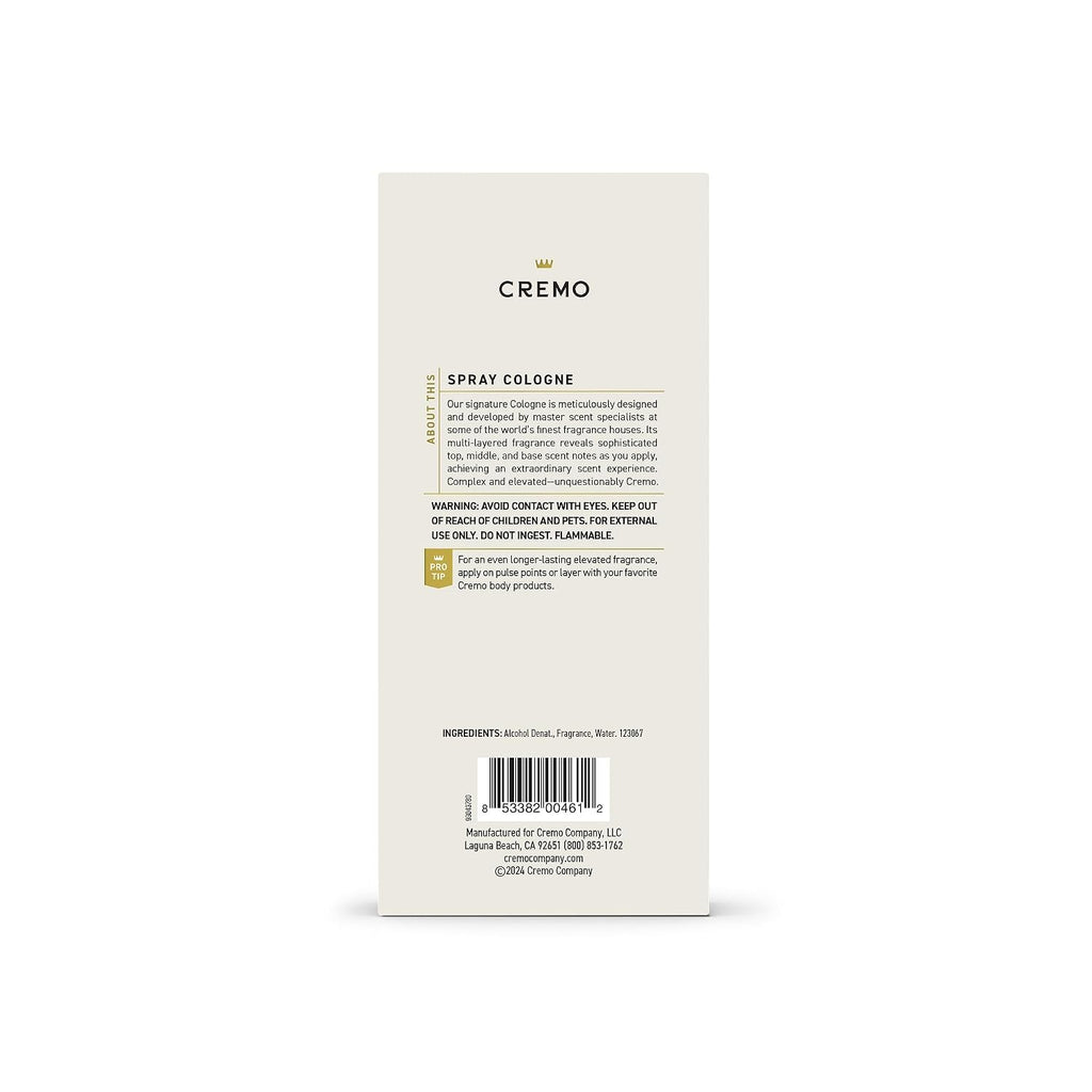 Cremo Cologne For Men - Spray de colonia para hombre de cedro azul...